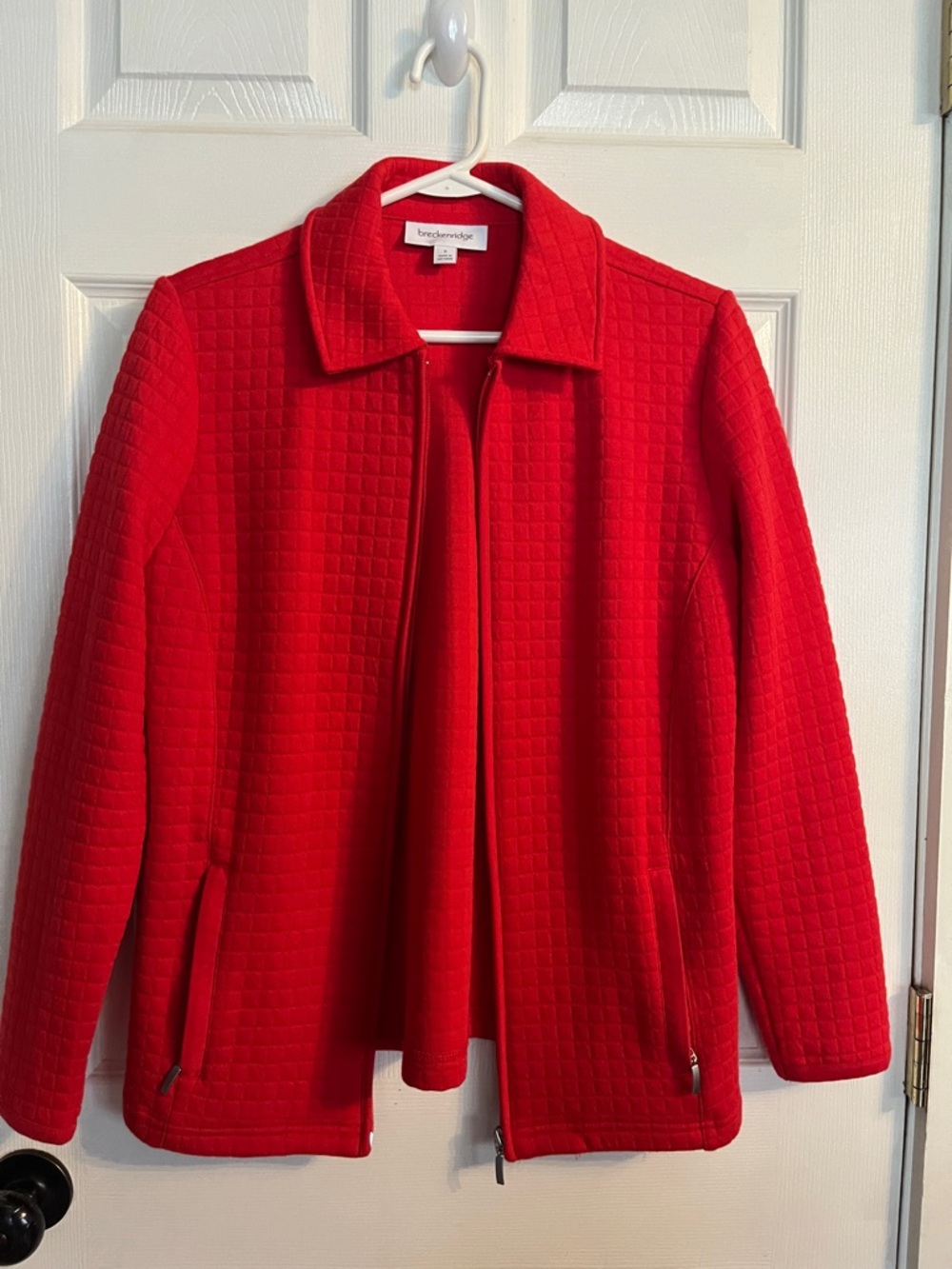 Breckenridge Red Zip-Front Jacket